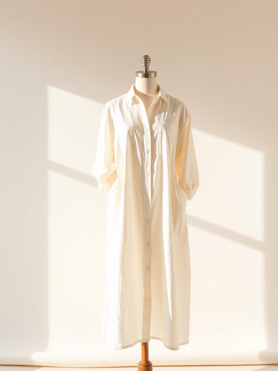 Isola Linen Shirt Dress